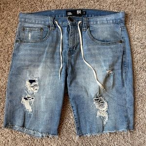 Men’s denim shorts
